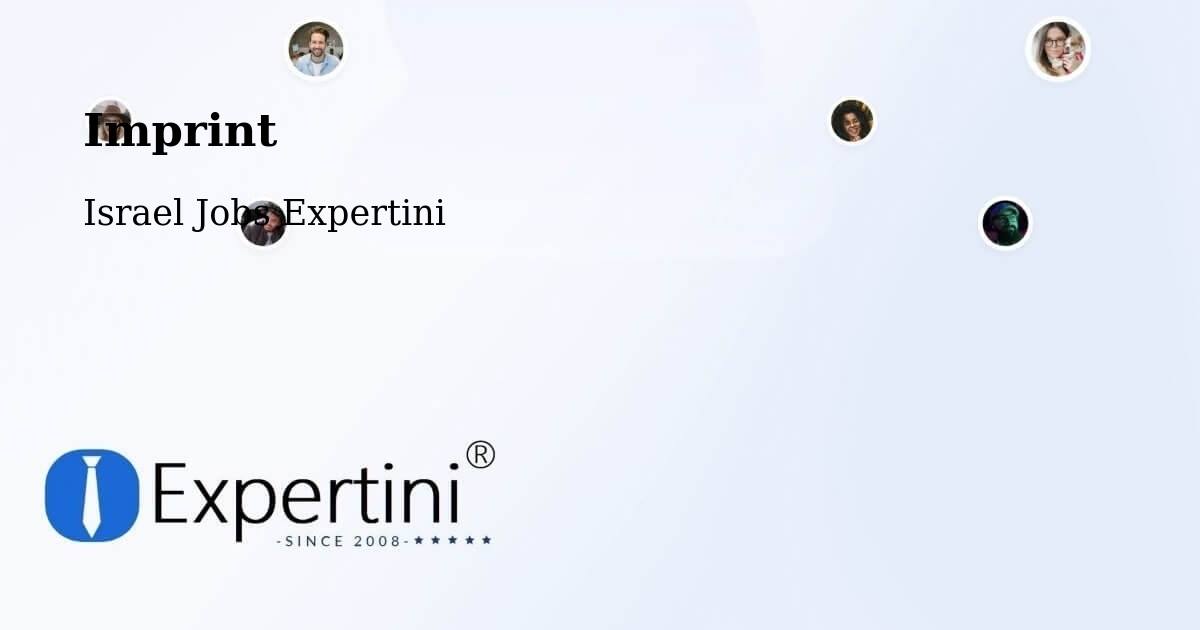 Imprint – Lehavim - Israel Jobs Expertini